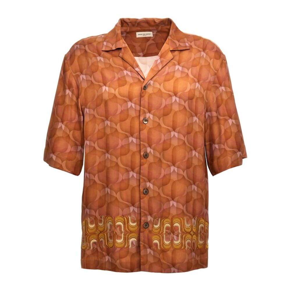 Dries Van Noten Multicolor Viscose Men's Blouse